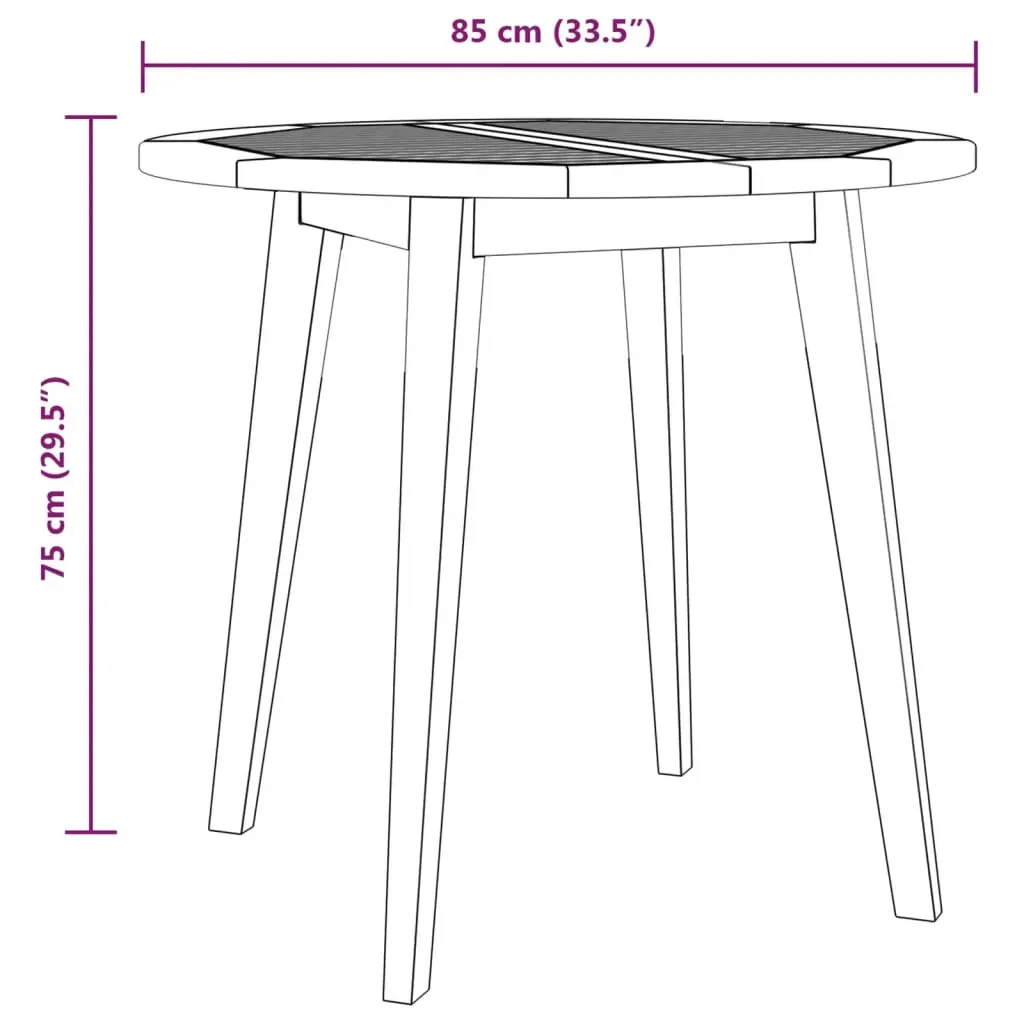 Garden Table Solid Wood Acacia Price