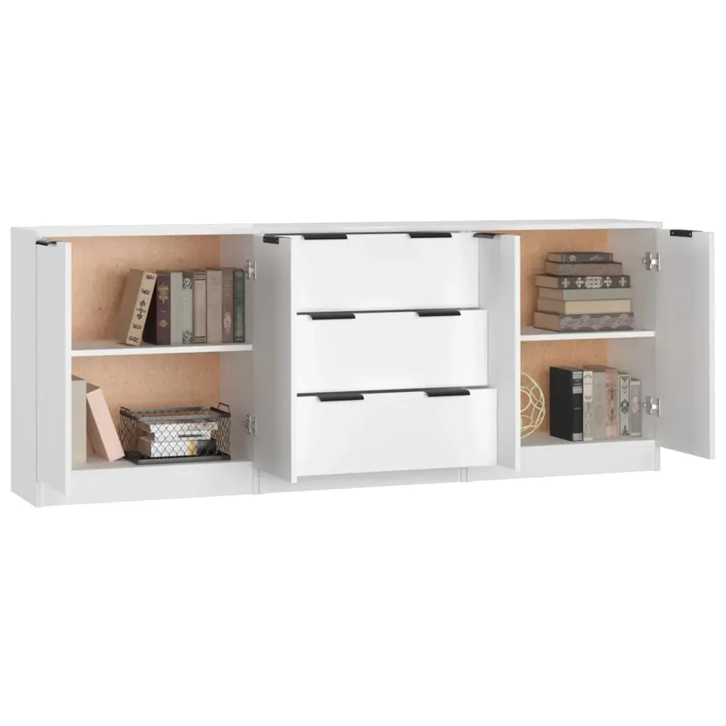 3 Piece Sideboards Engineered Wood Price