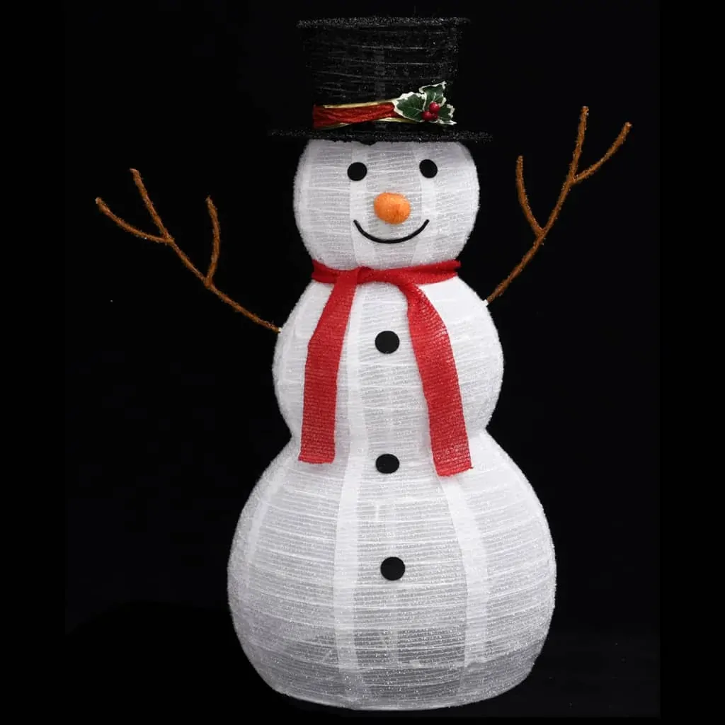 Decorative Christmas Snowman Figure with LED Luxury Fabric Price