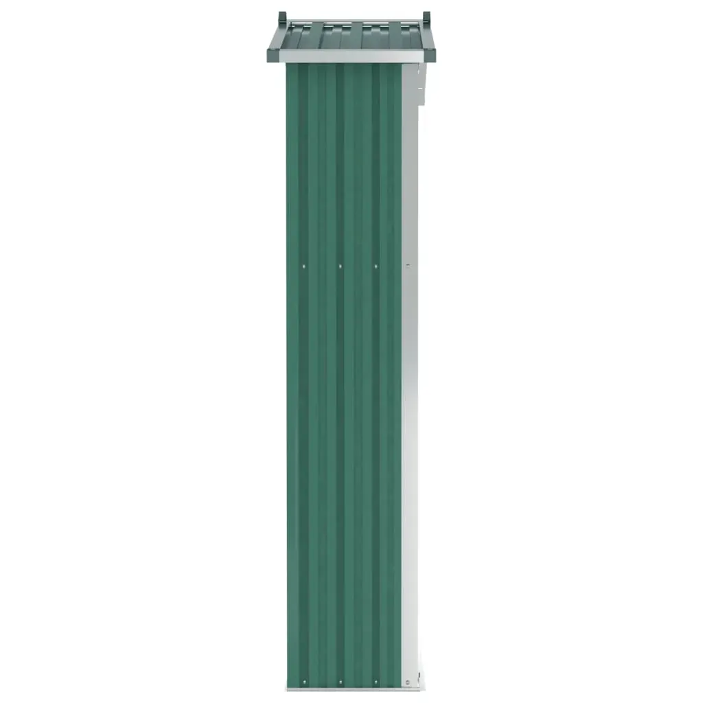Garden Shed 107.5x46x183 cm Galvanised Steel Price