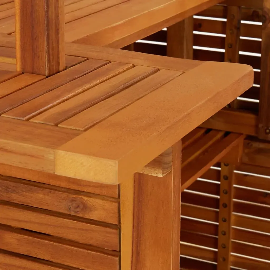 Garden Bar Set Solid Wood Acacia Price