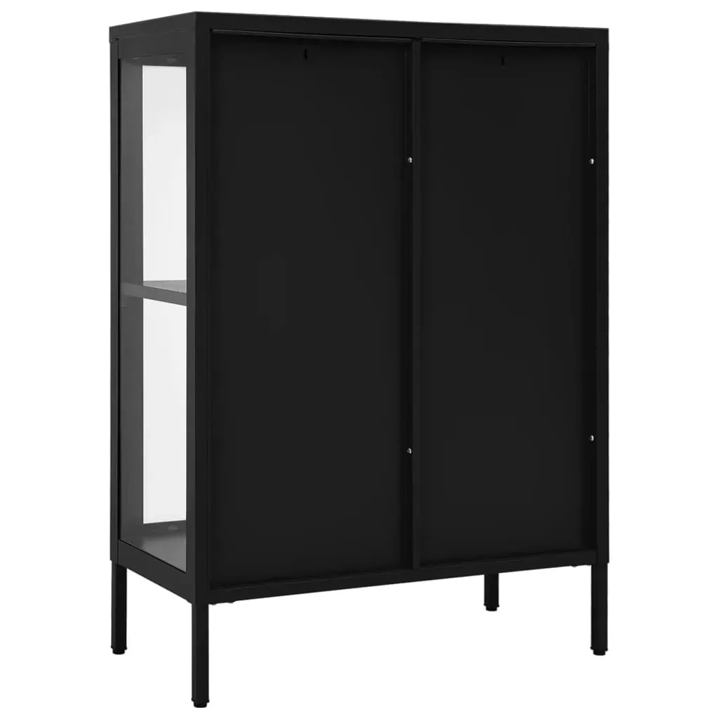 Sideboard 75x35x105 cm Steel and Glass Price