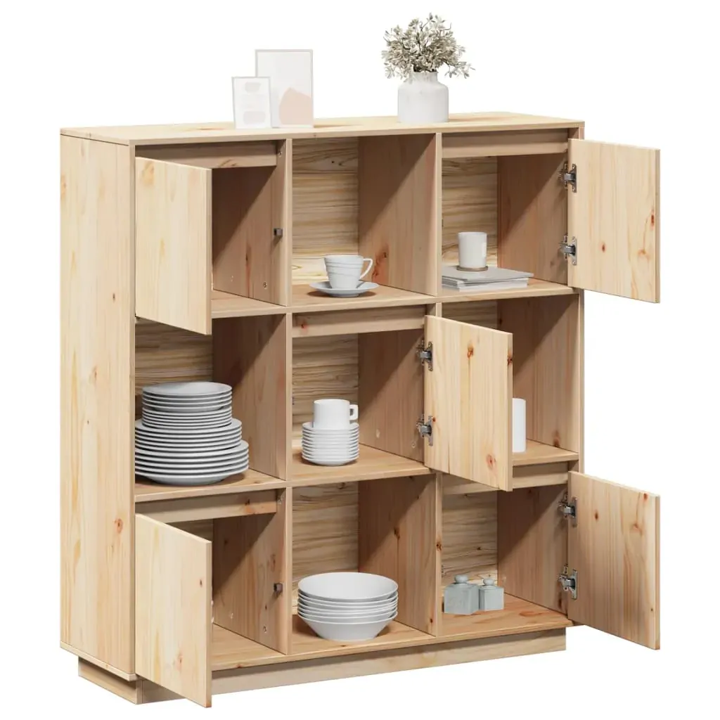 Highboard 110.5x35x117 cm Solid Wood Pine Price