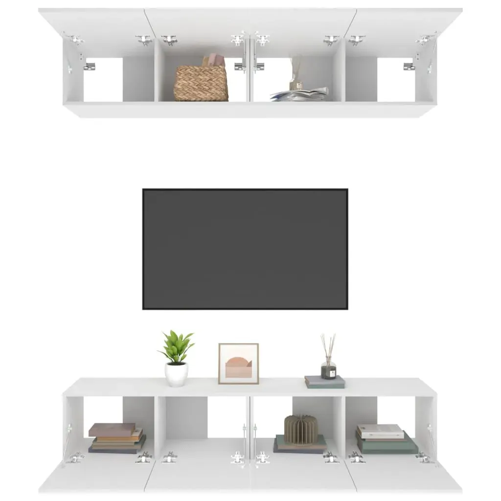 Hawaiian TV Cabinets 4 pcs 80x30x30 Engineered Wood Price