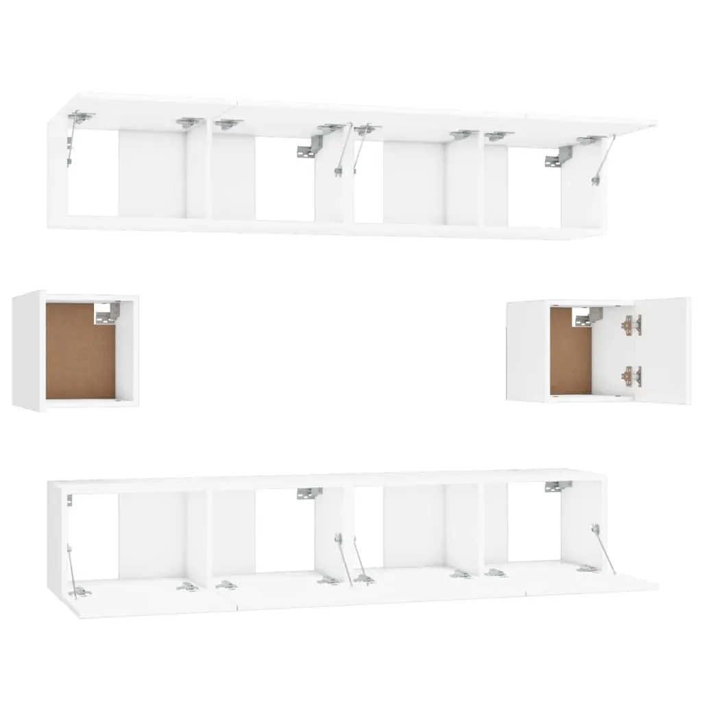 Eugene 6 Piece TV Cabinet Set Engineered Wood Price