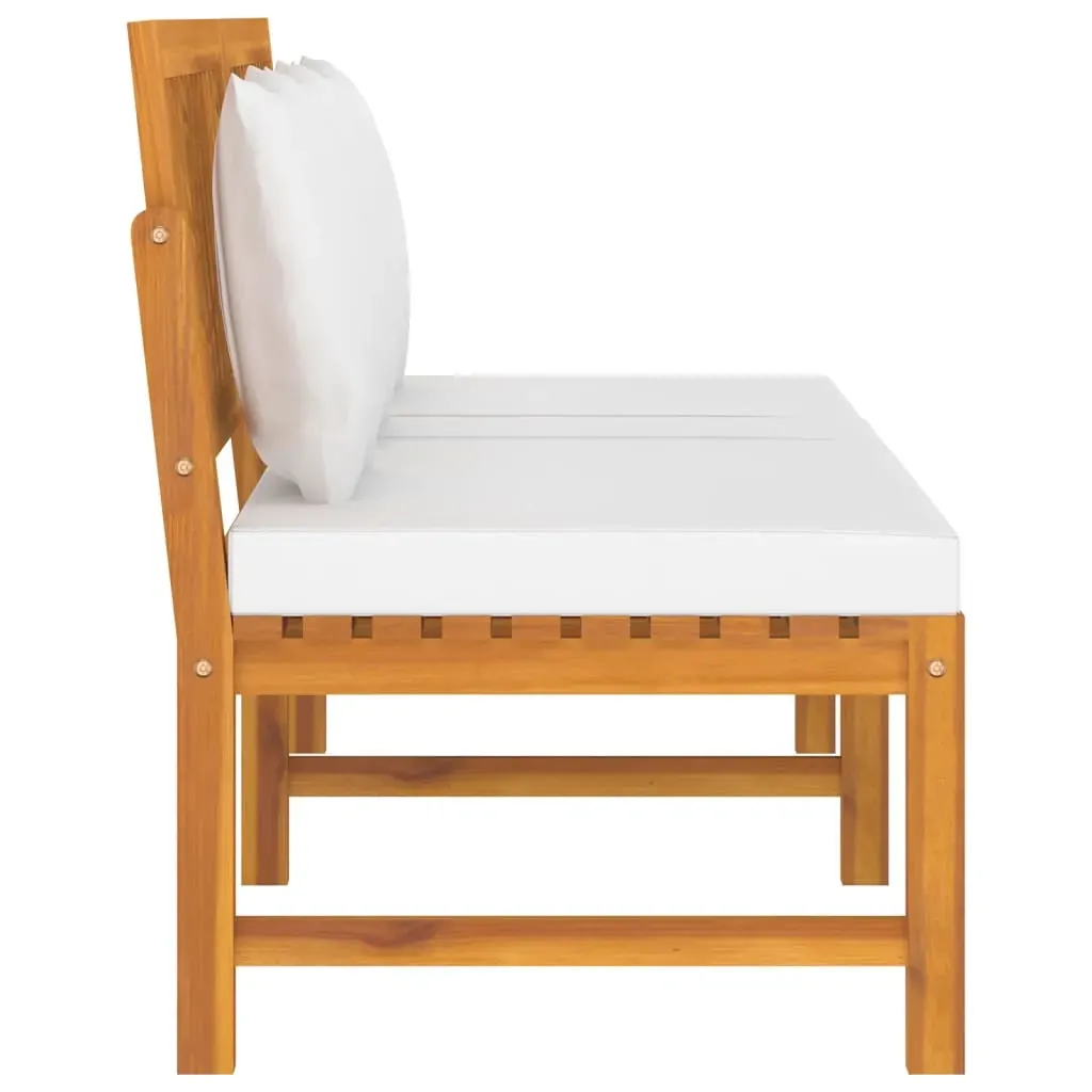 Day Bed with Cushion 200x60x75 cm Solid Wood Acacia Price