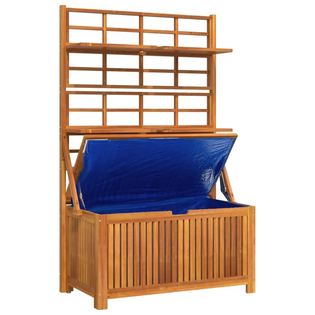 Storage Box with Trellis 99x50x160 cm Solid Wood Acacia Price
