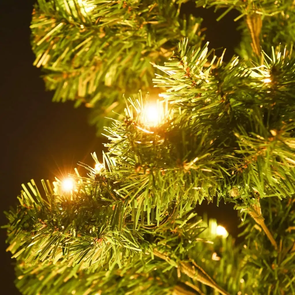 Swirl Christmas Tree with Pot and LEDs PVC Price