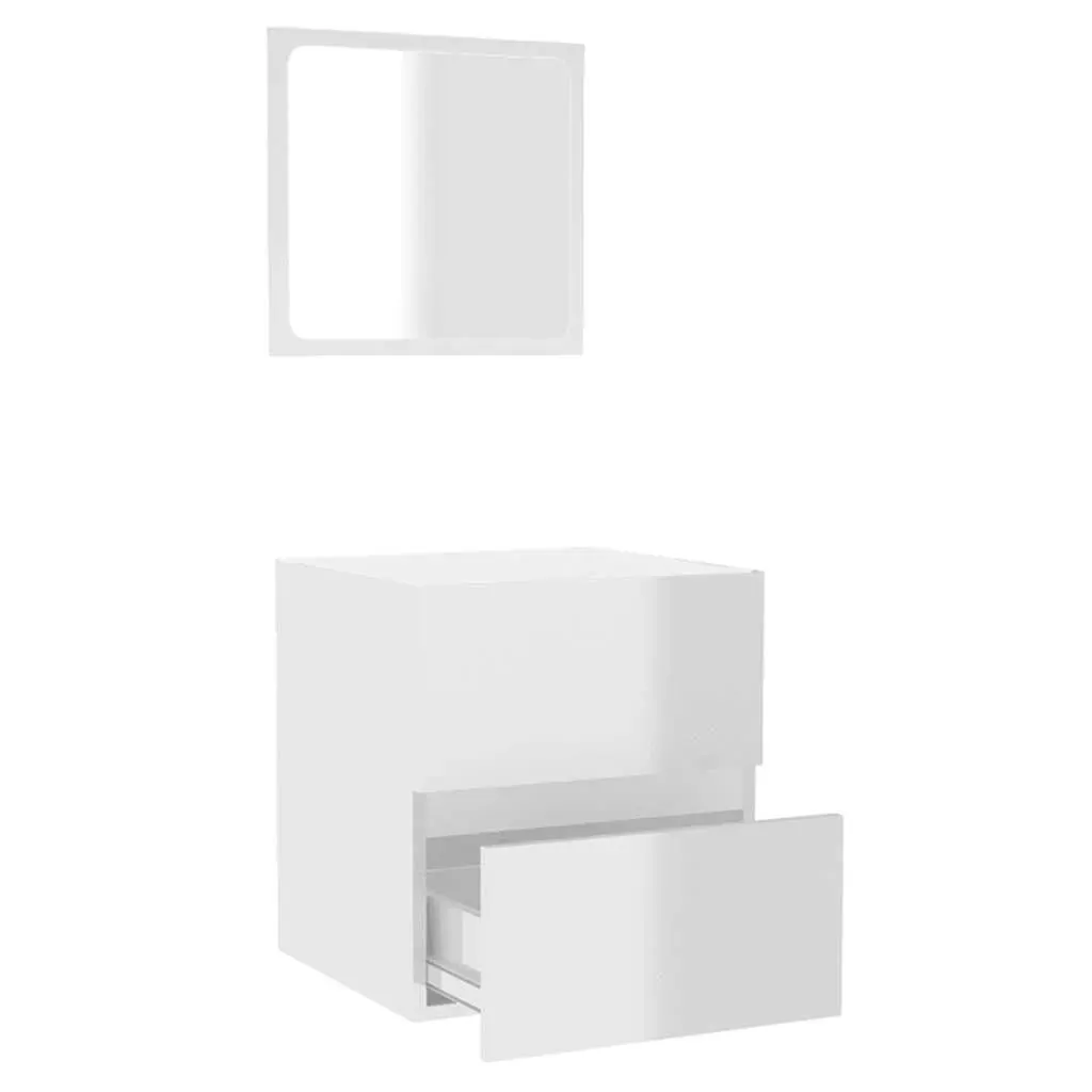 Bathroom Cabinet with Mirror Engineered Wood Price