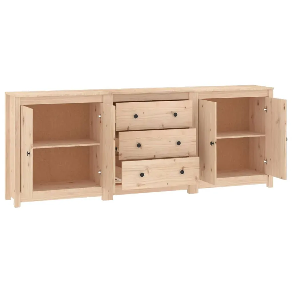 Sideboard 210x35x80 cm Solid Wood Pine Price