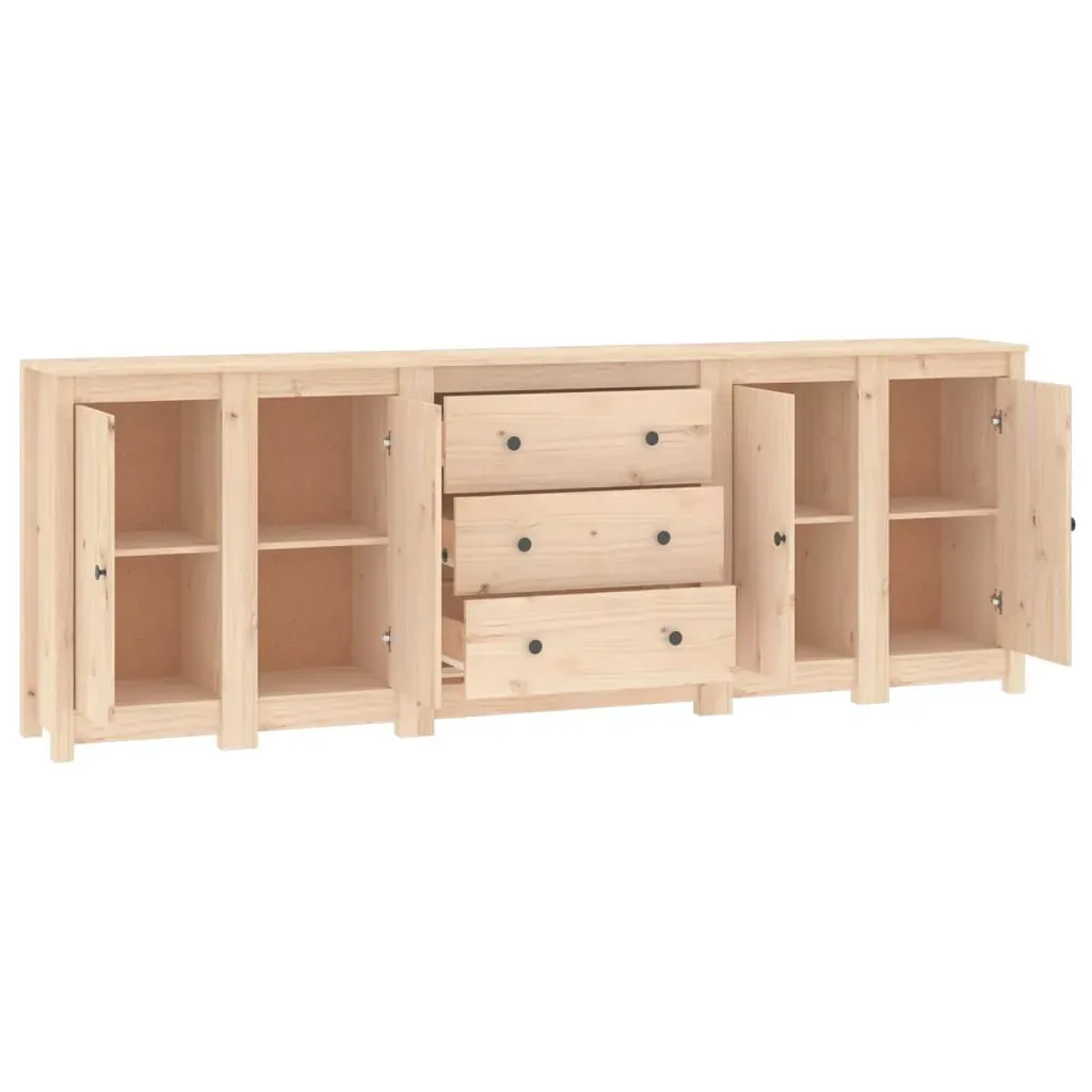Sideboard 230x35x80 cm Solid Wood Pine Price