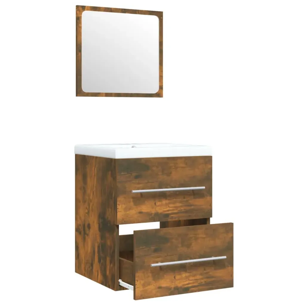 Sink Cabinet with Built-in Basin Engineered Wood Price