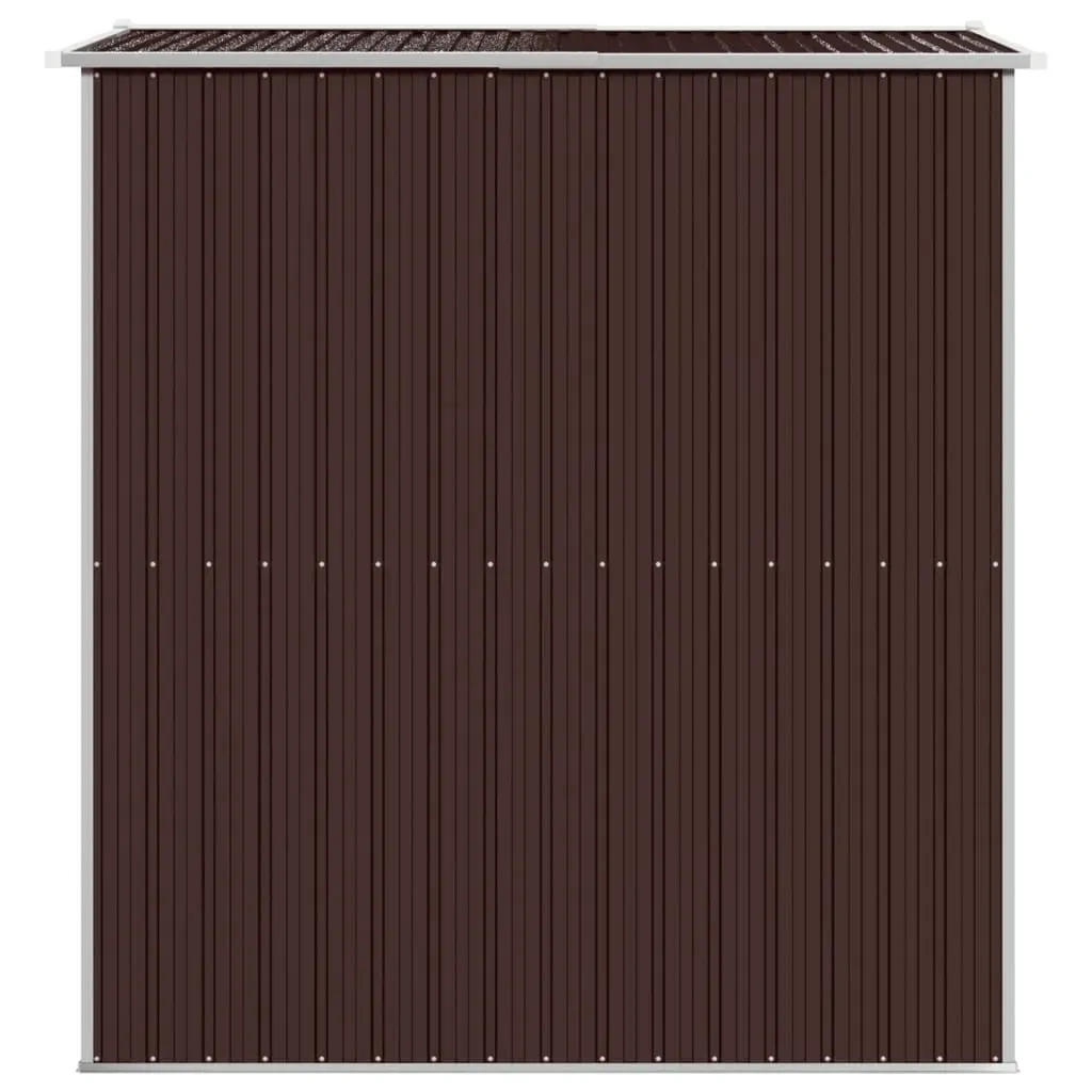 Garden Shed Dark Brown Galvanised Steel Price