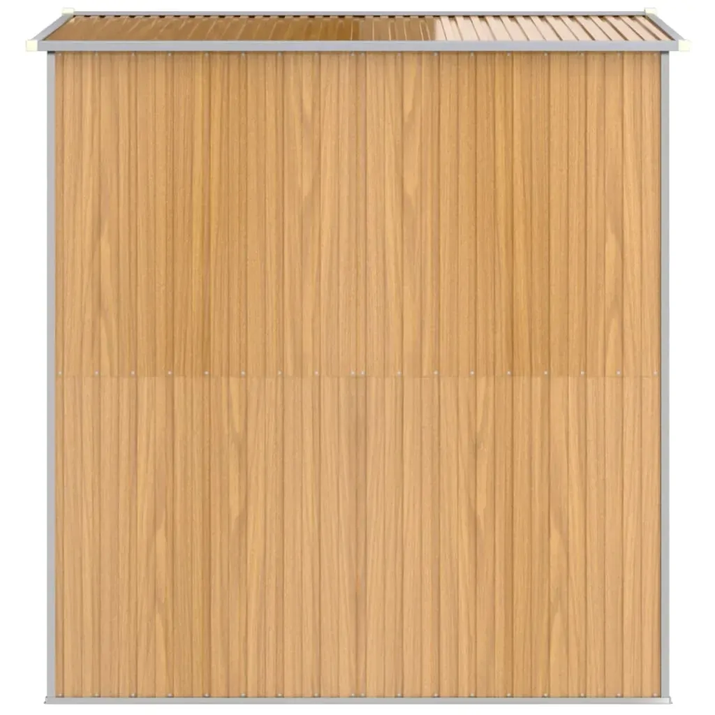 Garden Shed Light Brown Galvanised Steel Price