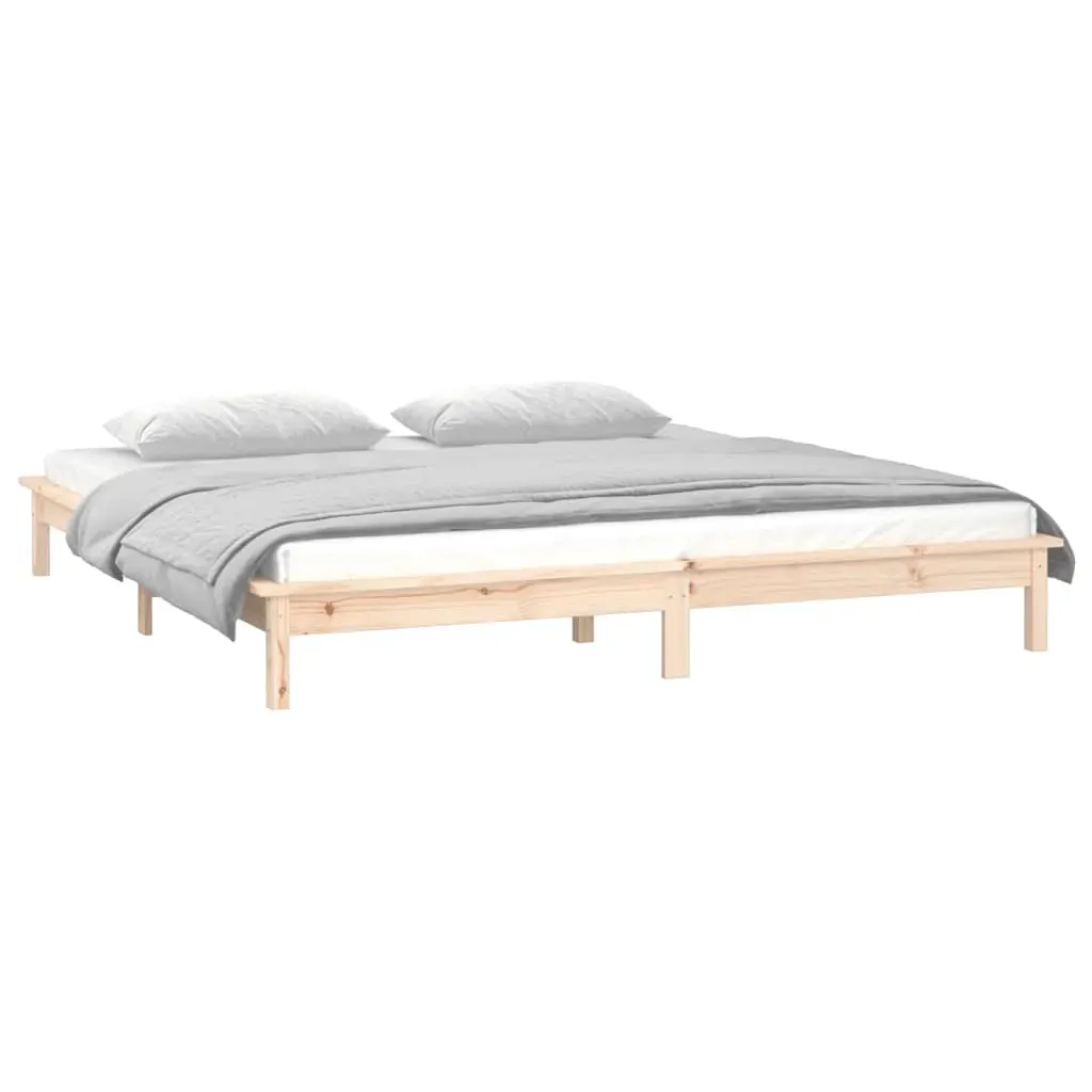 LED Bed Frame Solid Wood Price