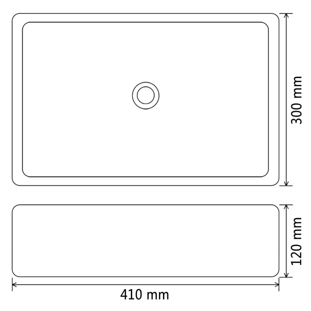 Basin Ceramic 41x30x12 cm Price