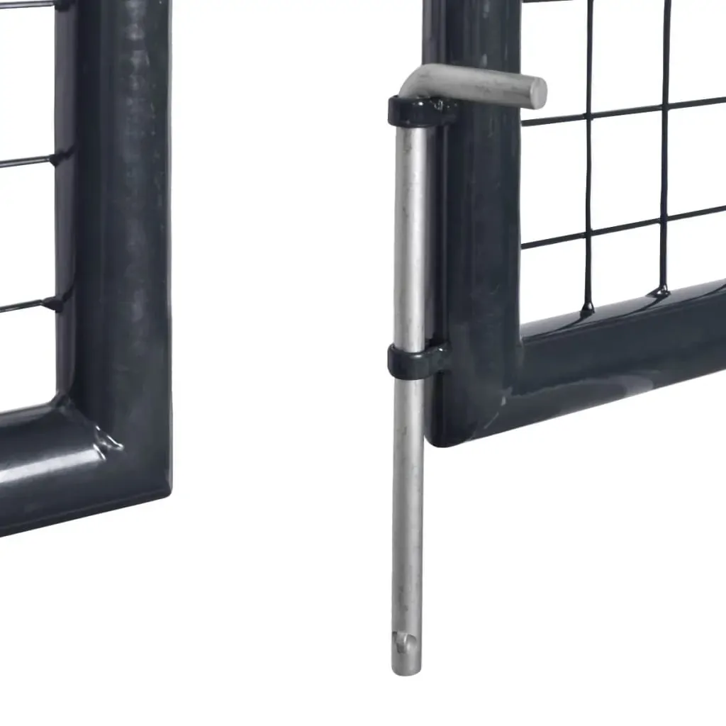Mesh Garden Gate Galvanised Steel Grey Price