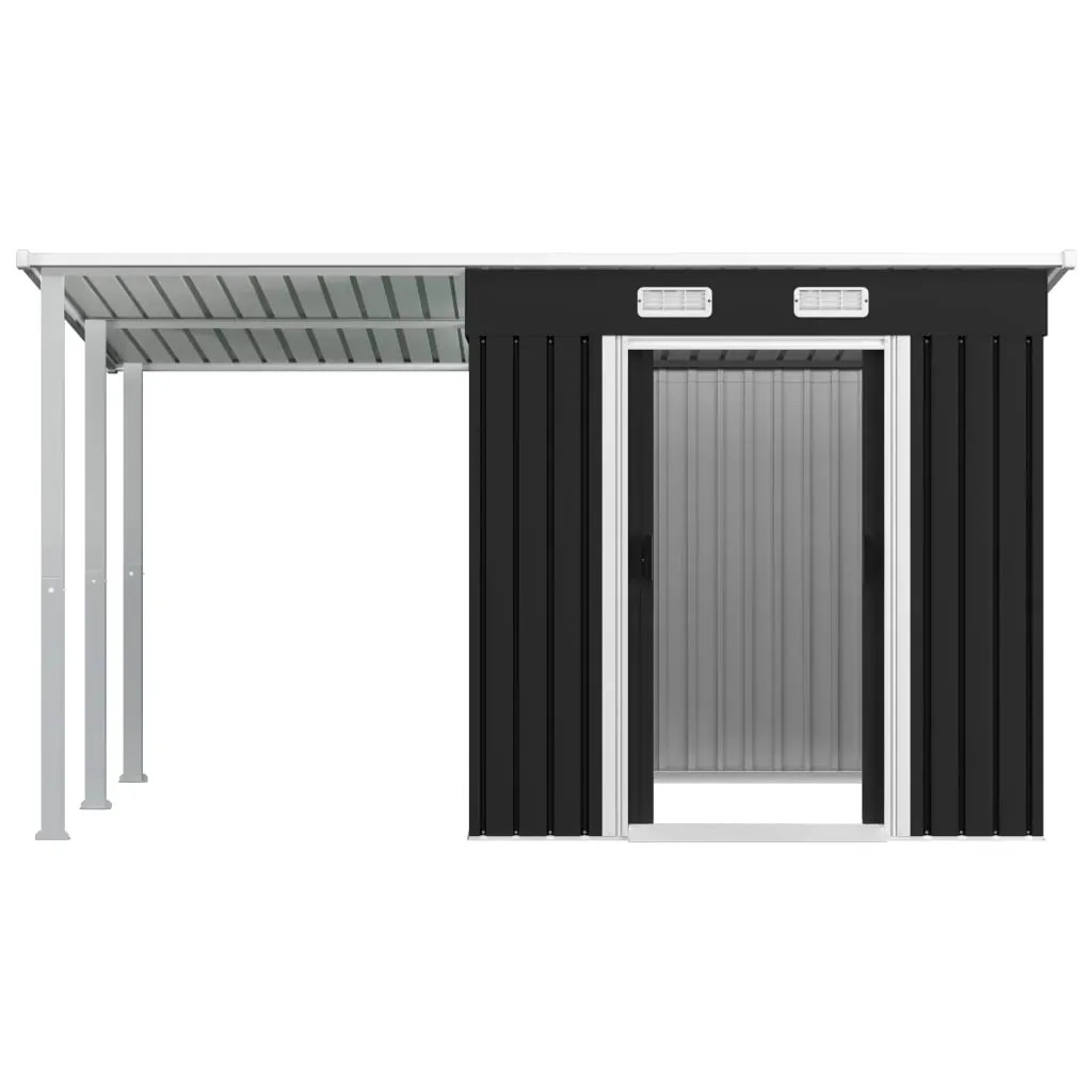 Garden Shed with Extended Roof Steel Price