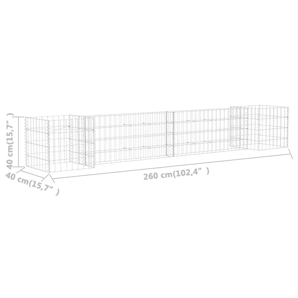 H-Shaped Gabion Planter Steel Wire Price
