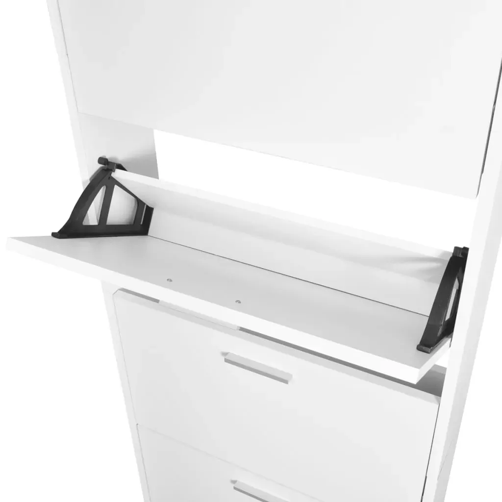 Wooden Shoe Cabinet with 5 Compartments Price