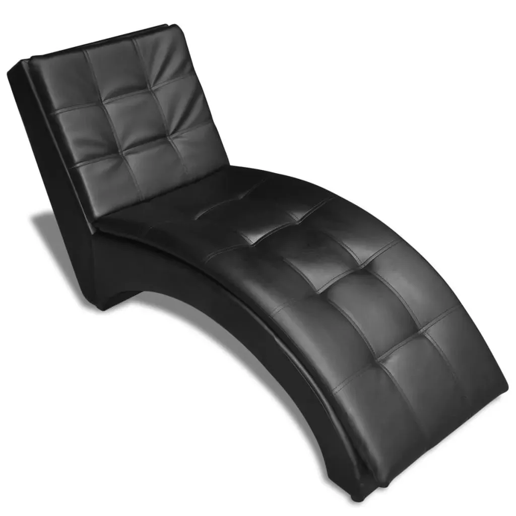 Chaise Longue with Pillow Faux Leather Price