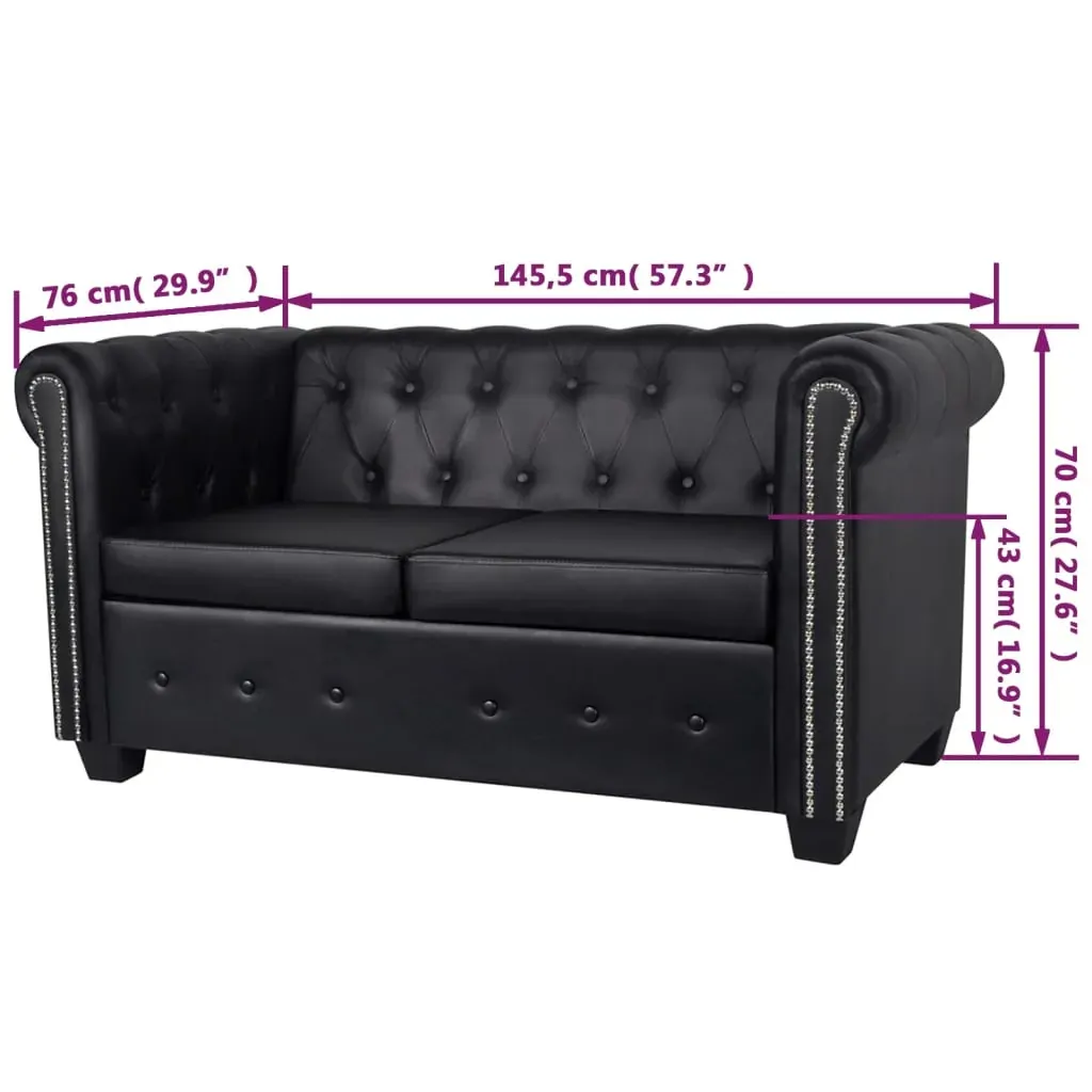 Uvalde Chesterfield Artificial Leather Price