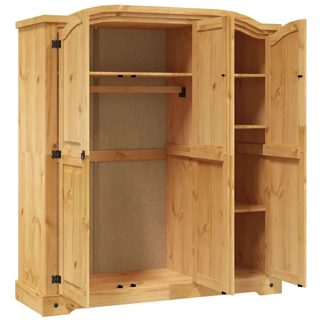Wardrobe Mexican Pine Corona Range 3 Doors Price