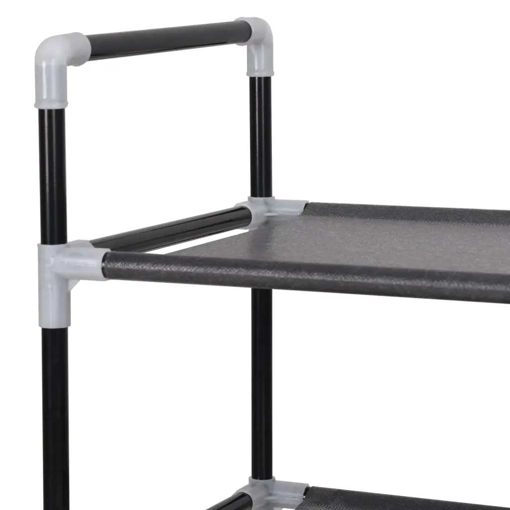 Shoe Rack with Shelves Metal and Non-woven Fabric Price