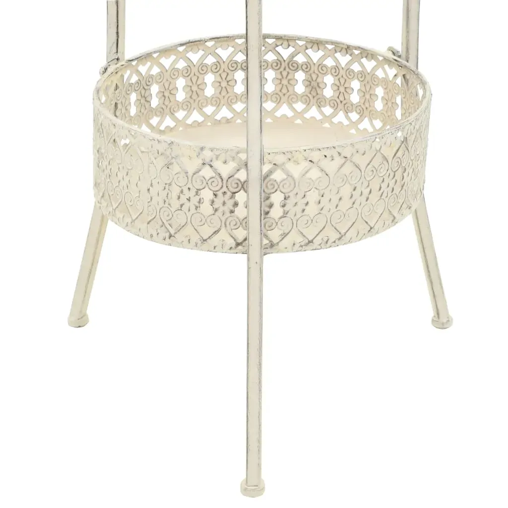 Bistro Table Vintage Style Round Metal 40x70 cm Price