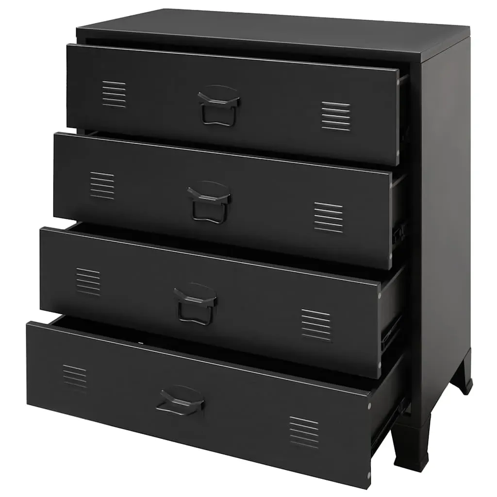 Chest of Drawers Metal Industrial Style 78x40x93 cm Price