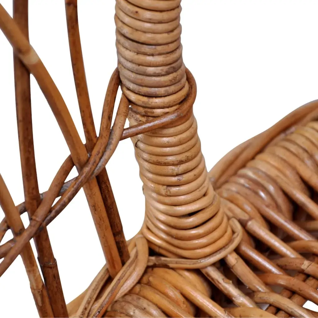 Outdoor Chair Natural Rattan Brown Price