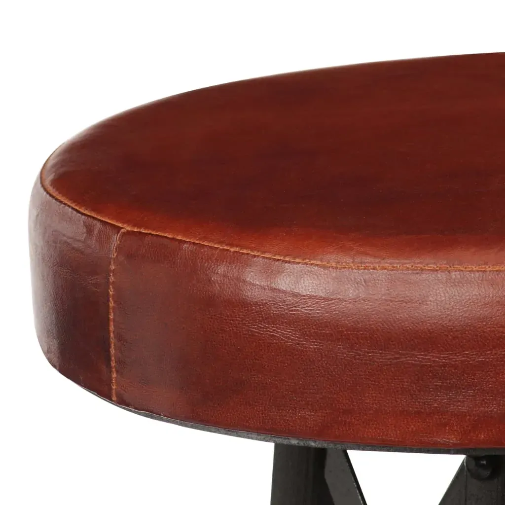 Bar Stools 2 pcs Real Leather Price