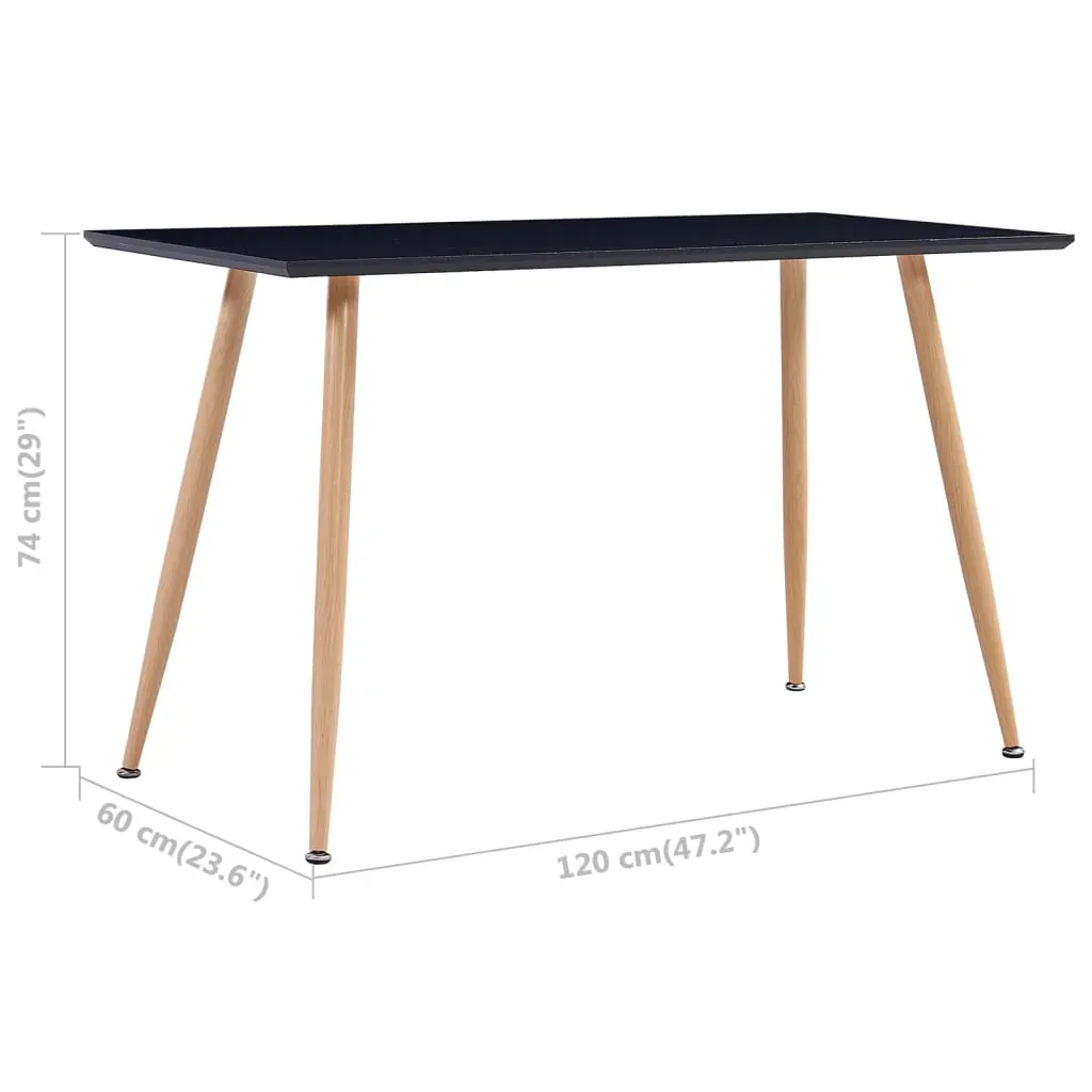 Dining Table 120x60x74 cm MDF Price