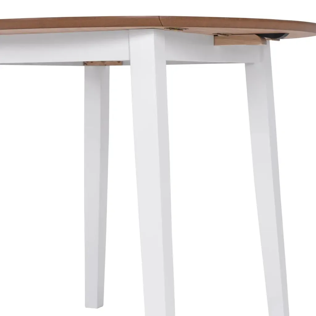 Dining Set MDF and Rubberwood White Price