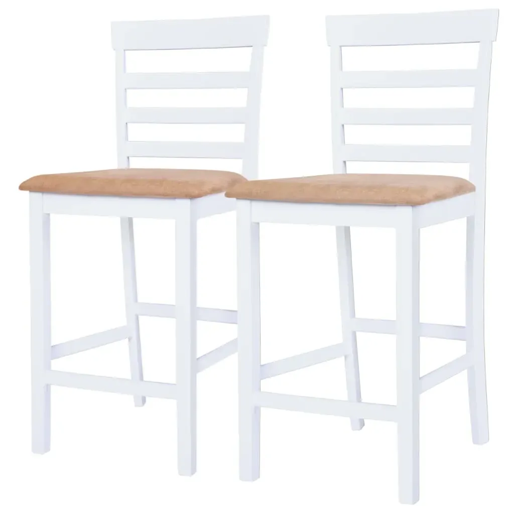 Bar Table and Stool Set MDF Dark Brown Price