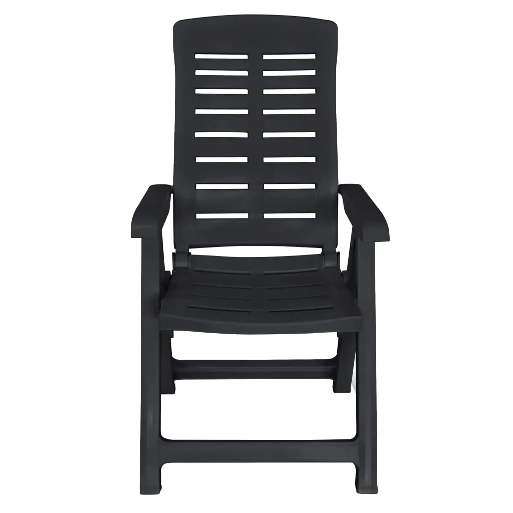 Outdoor Dining Set Plastic Anthracite Price