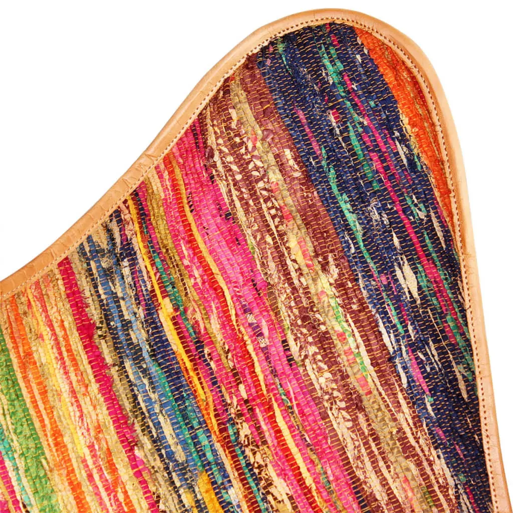 Butterfly Chairs Multicolour Chindi Fabric Price