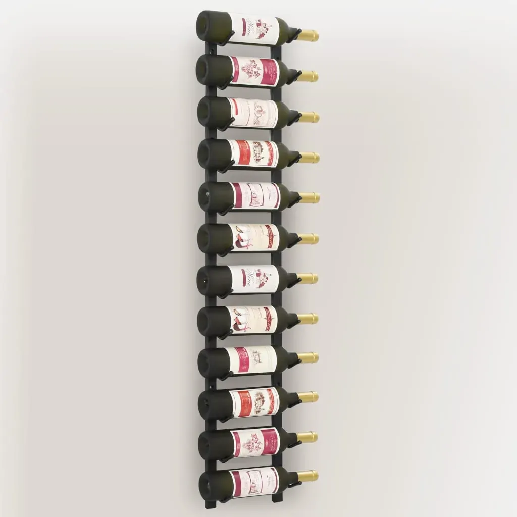 Wall Mounted Wine Rack for 12 Bottles Iron Price