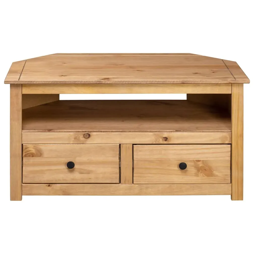 Traverse Corner TV Cabinet 93x49x49 cm Solid Pine Panama Range Price