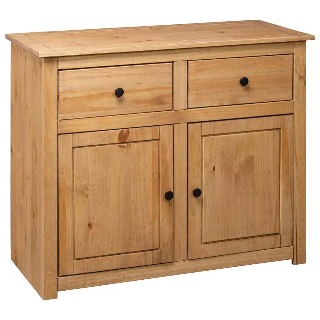 Sideboard 93x40x80 cm Solid Pinewood Panama Range Price