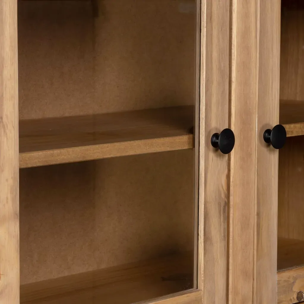Highboard 93x40.5x180 cm Solid Pine Panama Range Price