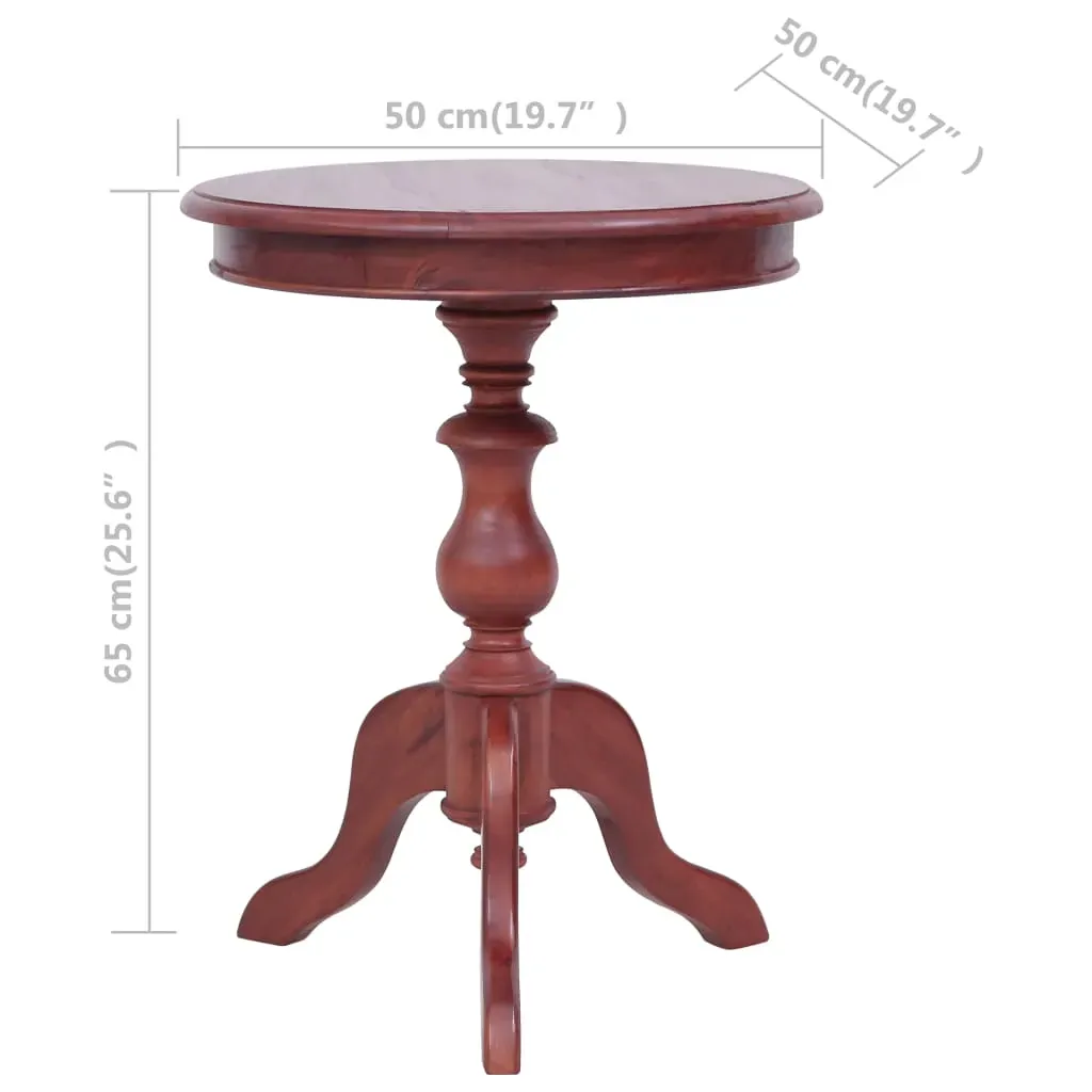 Pasadena Side Table 50x50x65 cm Solid Mahogany Wood Price
