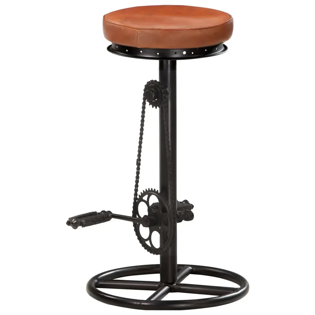 Bar Stools 2 pcs and Real Goat Leather Price