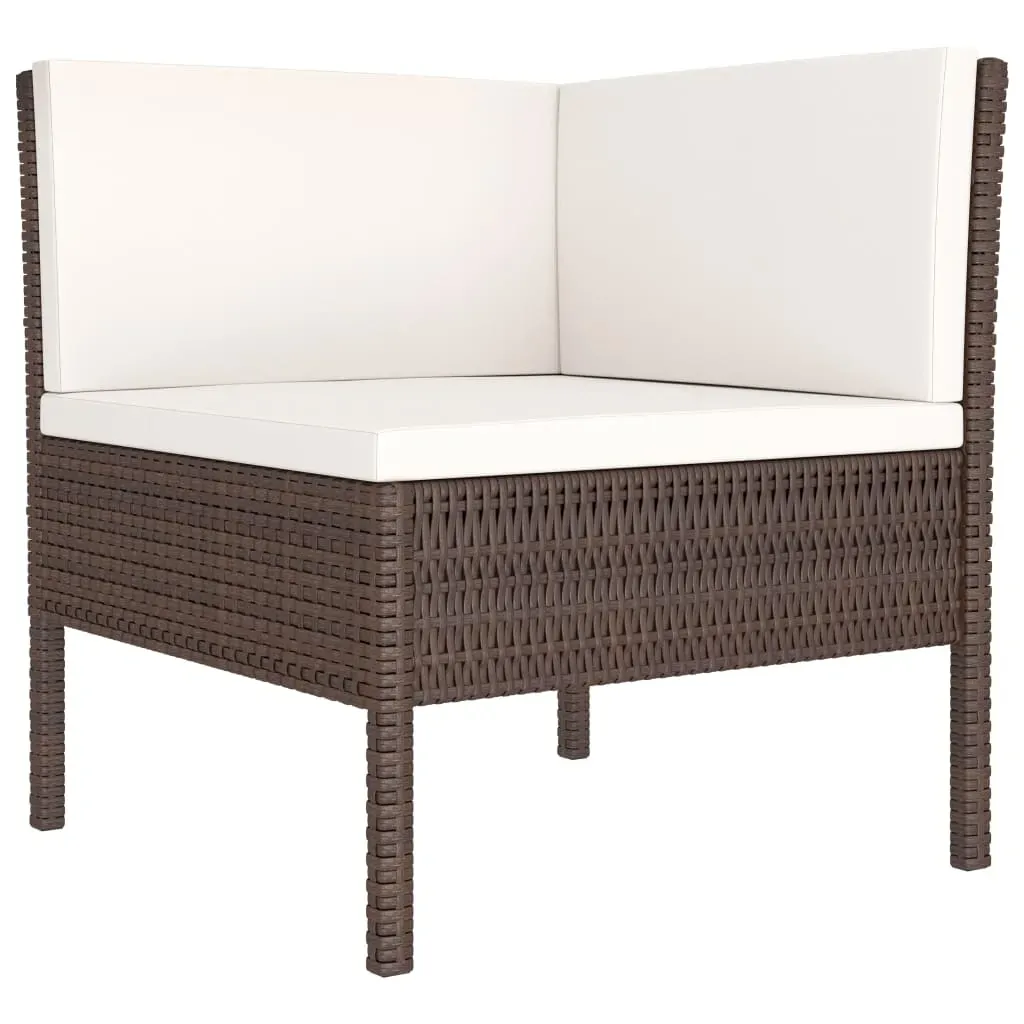 Garden Lounge Set with Cushions Poly Rattan Price