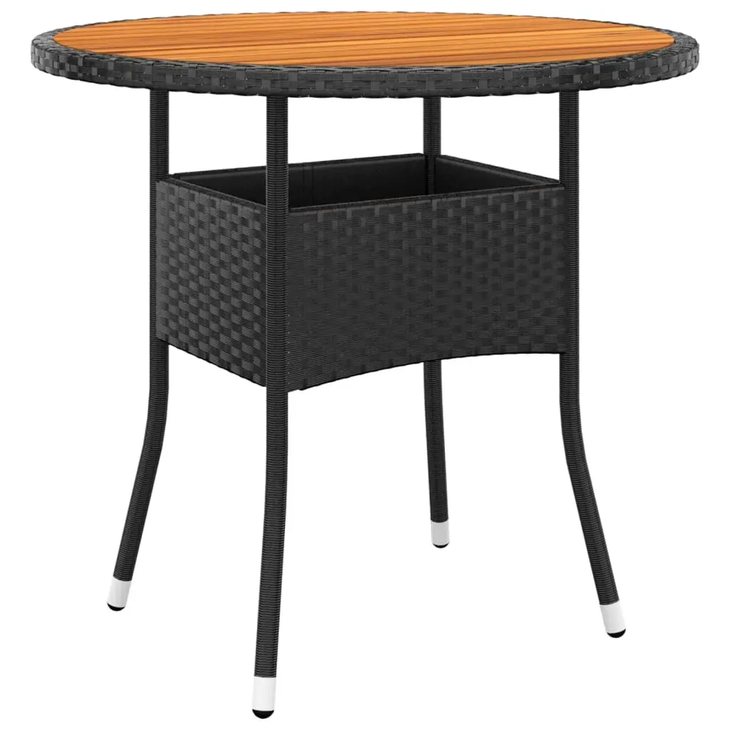 3 Piece Garden Dining Set Poly Rattan Price