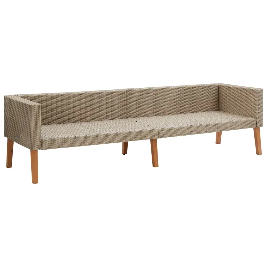 Garden Lounge Set with Cushions Poly Rattan Price