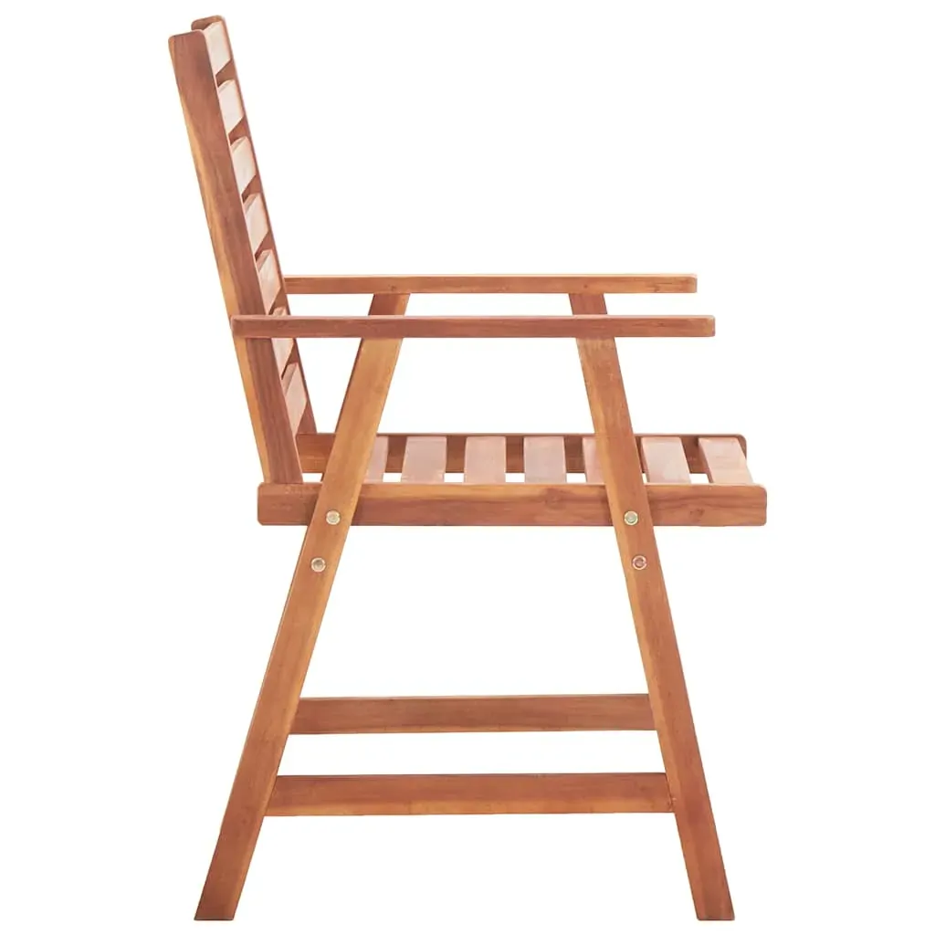 Outdoor Dining Chairs with Cushions Solid Acacia Wood Price