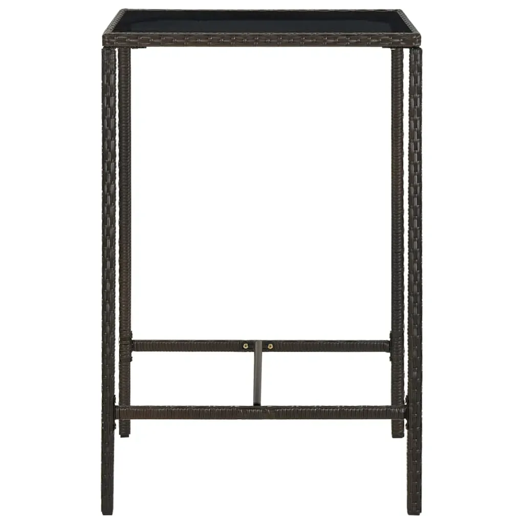 Garden Bar Set Poly Rattan Price