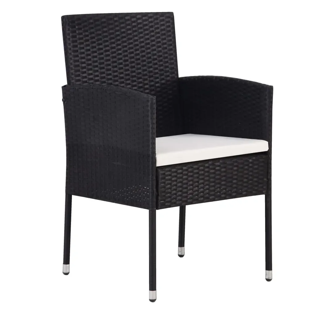 Garden Dining Set Black Price