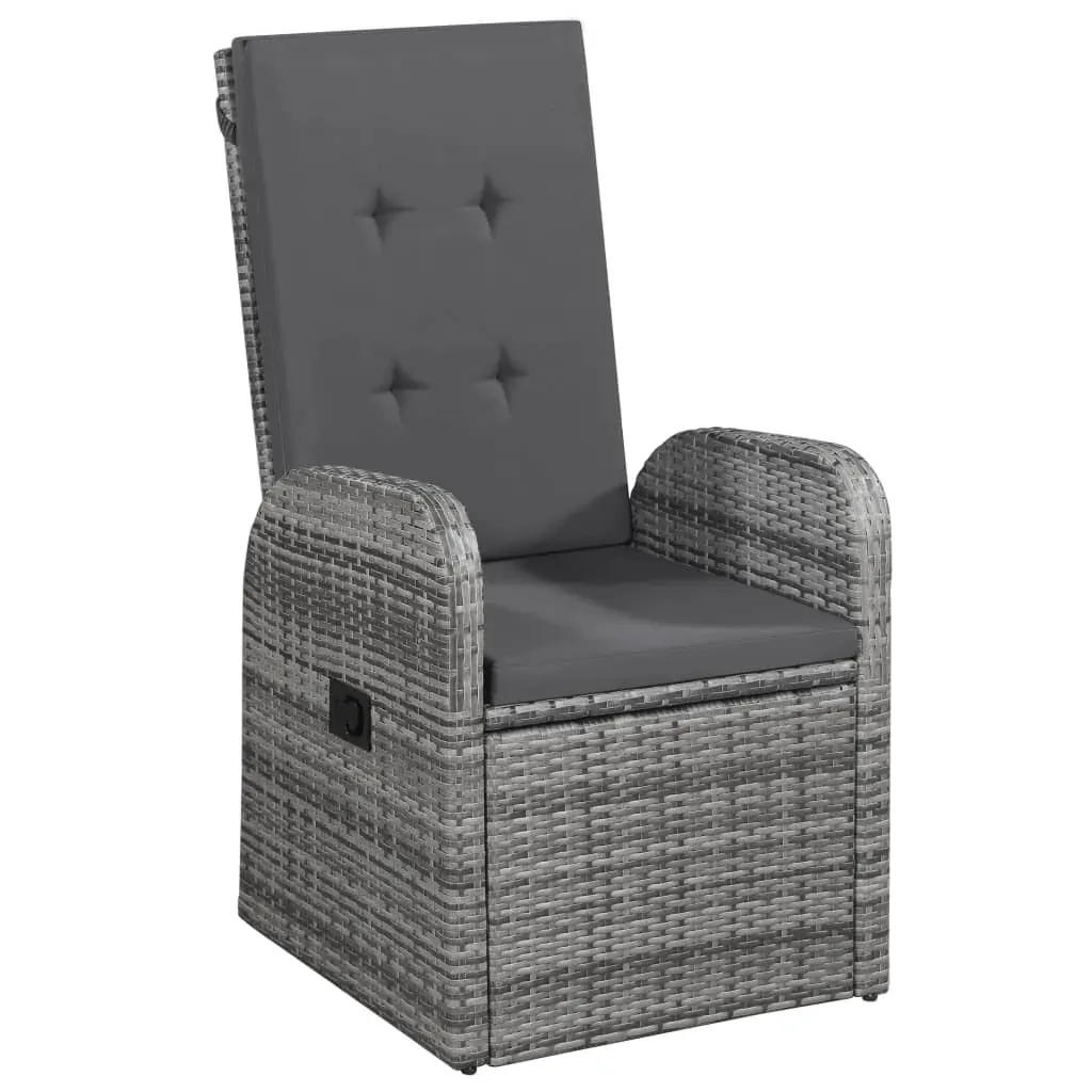 Garden Dining Set Grey Price